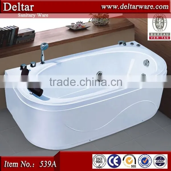 New Design Air Bubble Oval Free Standing Resin Bathtub for Sale photo-4