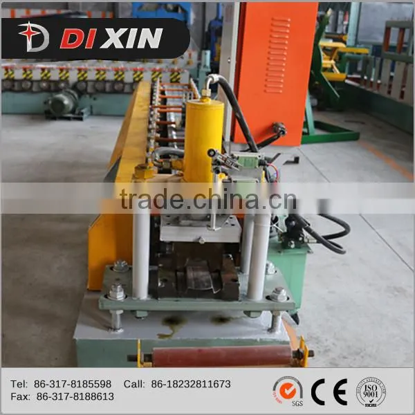 Dixin Manufacturer Steel Fence Post Roll Forming Machine With Train Service photo-5