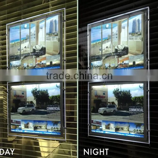 Cable Display System A3 A4 Acrylic Pocket Great For Real Estate Windows photo-2