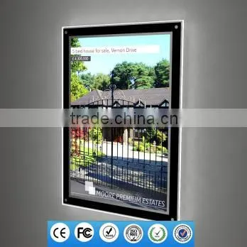 Cable Real estate Window Acrylic Led Document Holder for 2016