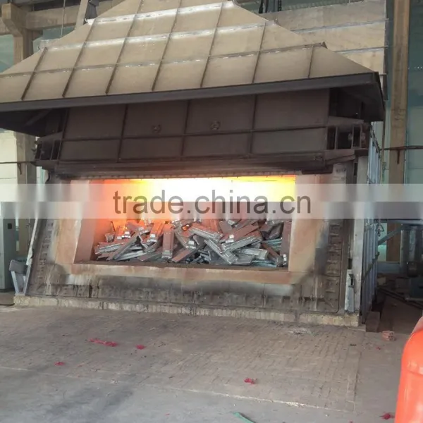 Gas Fired Rectangle Aluminum Ingot Industrial Melting Furnace