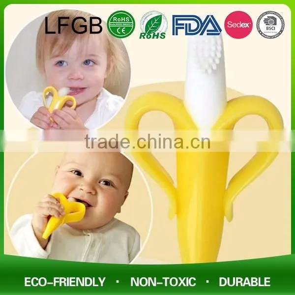Hot Selling Food Grade High Quality Silicone Baby Toothbrush Teether photo-4