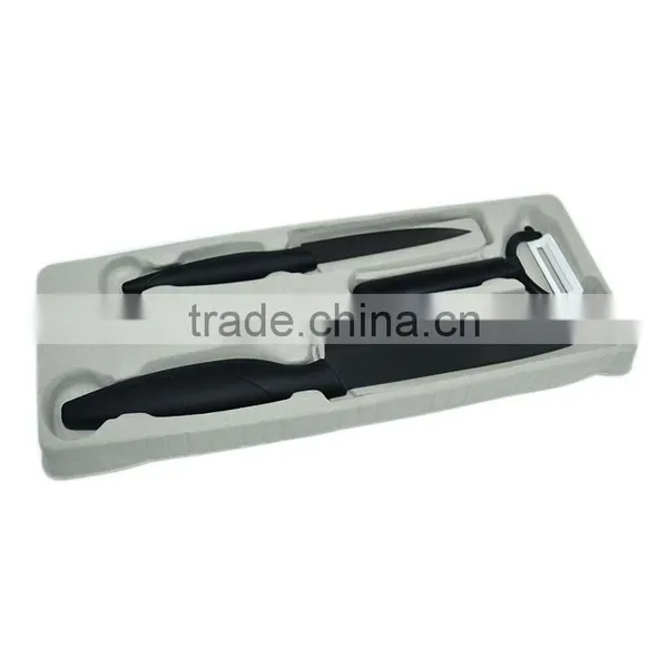3 Piece Zircon Ceramic Paring Knife, Fruit Knife (4'+6'+slice Kitchen Knife) photo-2