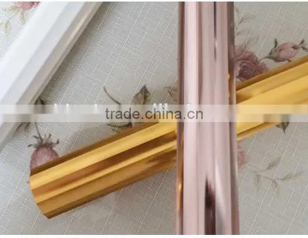 6063 T5 Aluminium Wood Grain Finish/wood Colour Aluminium Profile for Curtain Wall/window&door Frame /furniture/handrail photo-3