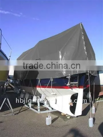 Waterproof PVC Inflatable Boat Tarpaulin Fabric photo-3