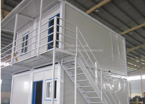 Prefabricated Sandwich Panel Steel Container House photo-2