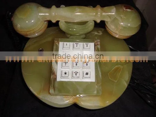 NATURAL 2017 New Items ONYX TELEPHONE SETS HANDICRAFTS photo-2