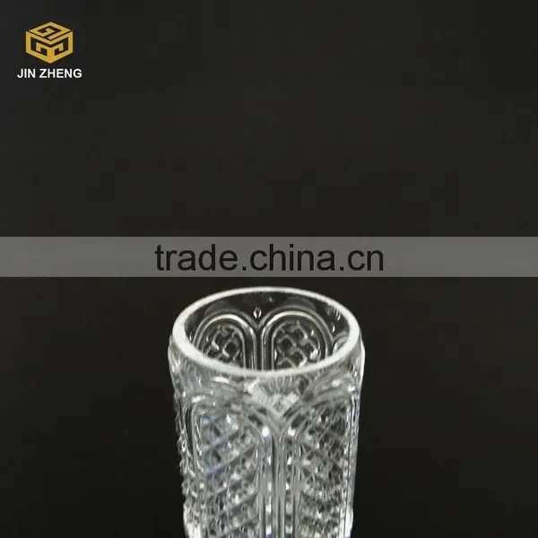 Embossed Glass Votive Candle Holders, Glass Tumbler photo-2