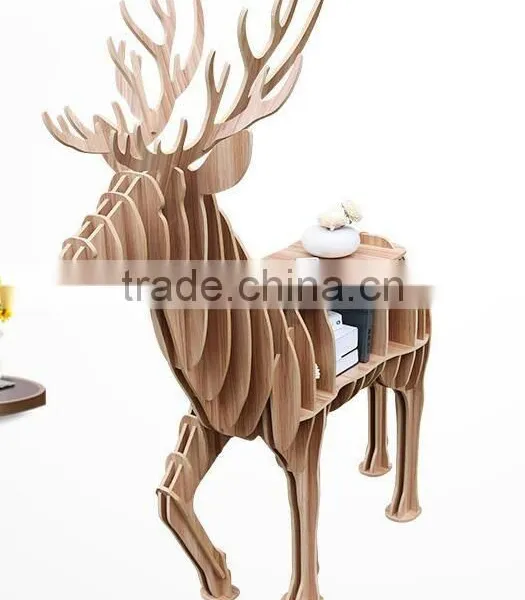 Modern Style Elk Animal Shape Showroom Book Display Shelf photo-3
