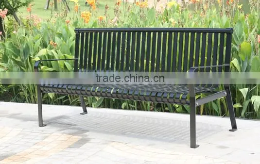 Outdoor Iron Garden Bench photo-4