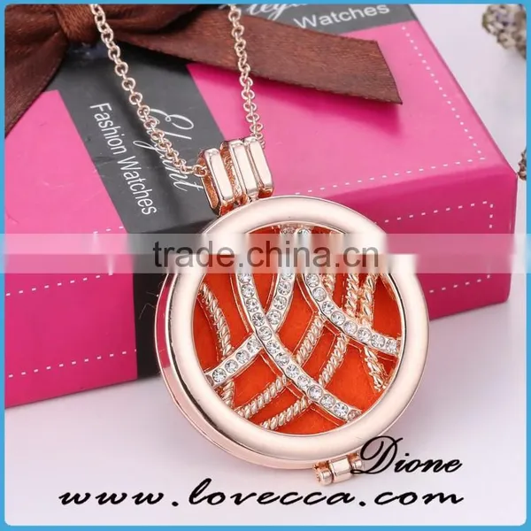 In Stock Hot Sale Fashion Diffuser Locket Perfume Locket Necklace photo-6