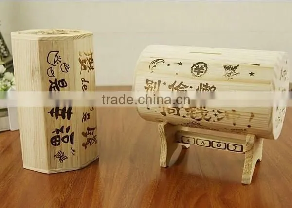 Custom Creative Wooden Tin Money Box photo-2