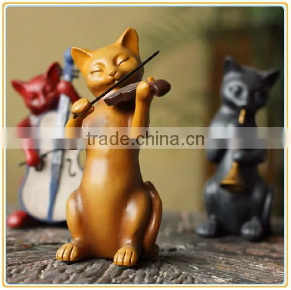 Factory Price Resin Cat Figure Living Room Decoration Manufacturer photo-5