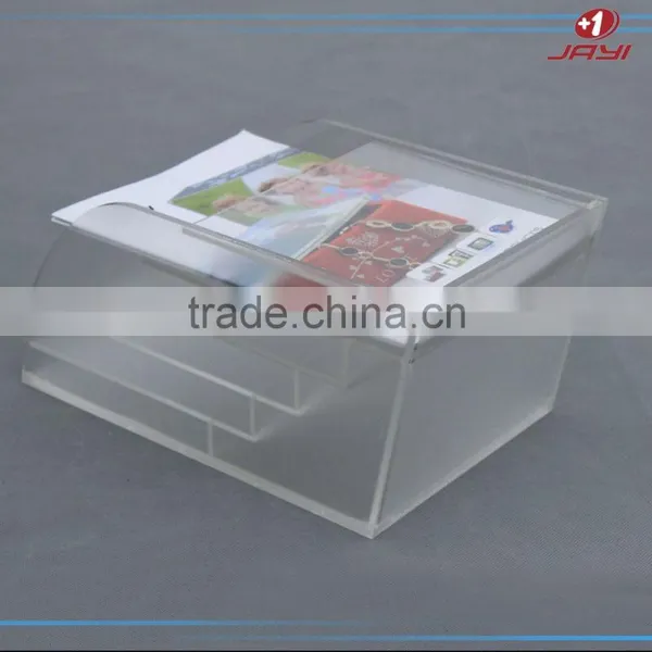 Wholesale Custom Clear Acrylic Magazine Organizer/Document Shelf photo-6