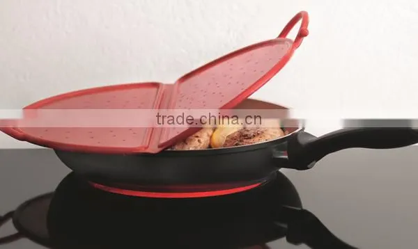 NBRSC Multifunction Foldable Silicone Pot Strainer Splatter Screen Guard photo-4