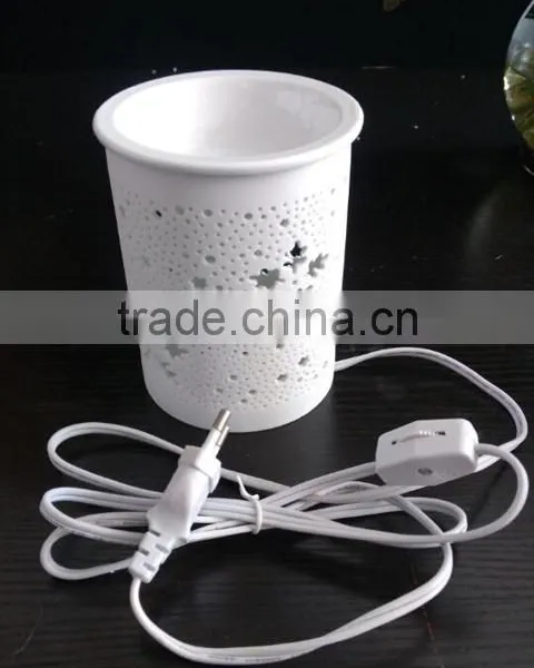 Ceramic Cylinder Electric Oil Burner With Aromatheraphy Function photo-2