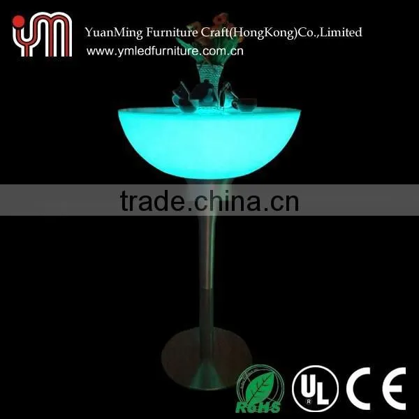 Remote Control Glowing Plastic Led Table Night Led Bar Table High Led Coffee Table photo-6