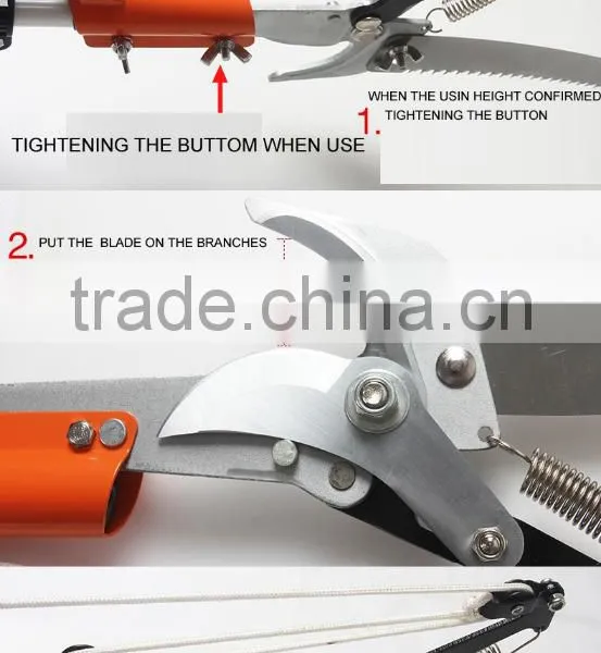 Telescopic Aluminum Long Reach Pruner Pole photo-5