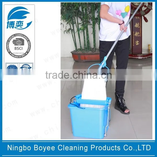 Boyee 2015 Easy Wring Mop Microfiber Twist Mop With Scrubber photo-4