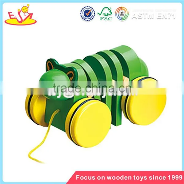 Wholesale Fashion Wooden Children Pull Zebra Car Toy Best Design Wooden Pull Zebra Car Toy W05B039 photo-6