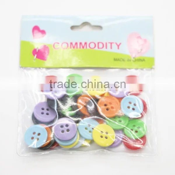 Clothes Accessories Round Plastic Button