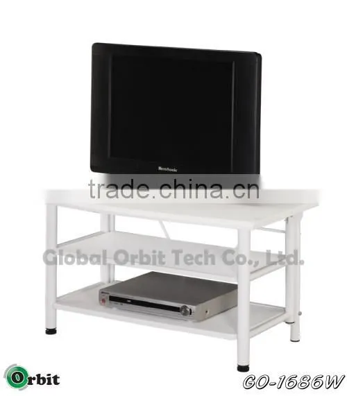 Plasma MDF TV Table Stand With Shelf, Folding Wooden TV Stand photo-5