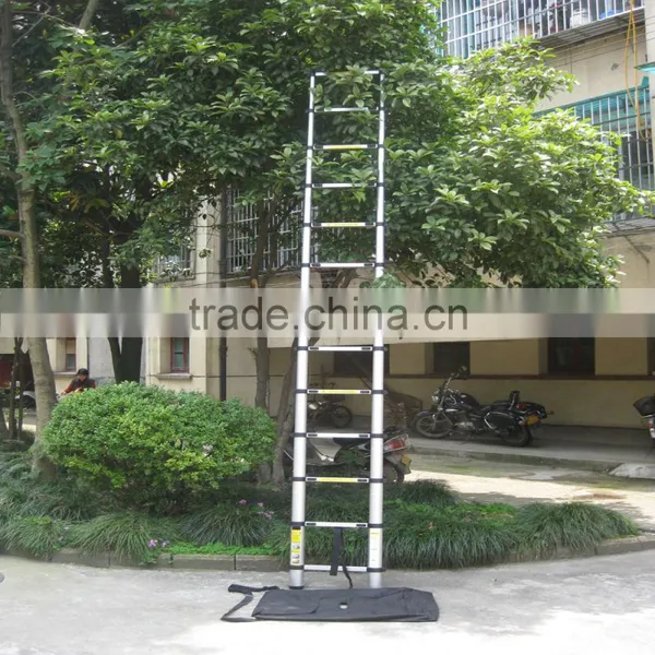 3.8m Aluminium Telescopic Step Ladder With EN131 Approval photo-3