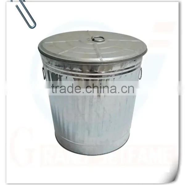 Household Decor Big Galvanized Bucket With Lid photo-4