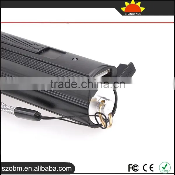 Wholesale OEM Multi-fonction Aluminium Alloy USB Rechargeable LED Flashlight Torch photo-3