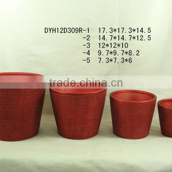 Ceramic Flower Planter Pot Christmas Series photo-5