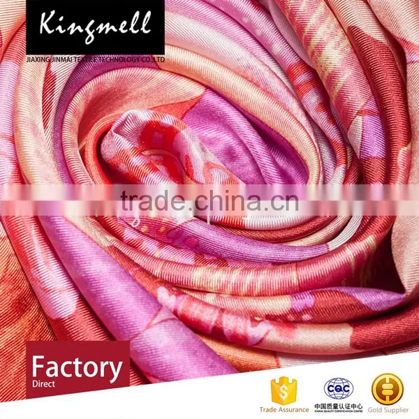 Women's Digital Printing Silk Twill Scarf 100% Silk Scarf photo-2