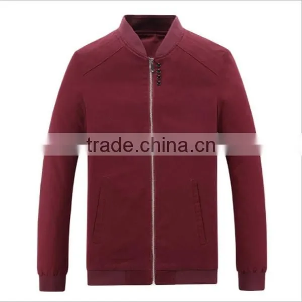 Top Quality Men's Wholesale Blank Baseball Jacket photo-4