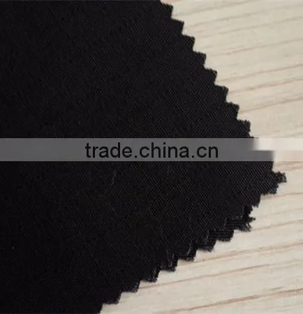 High Quality Factory Fabric Cotton Dark Black Fabric photo-4