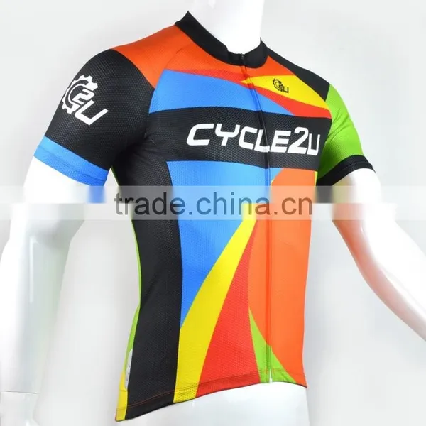 New Arrival 2017 Plus Size Breathable Coolmax Cycling Jersey for Club/event photo-2