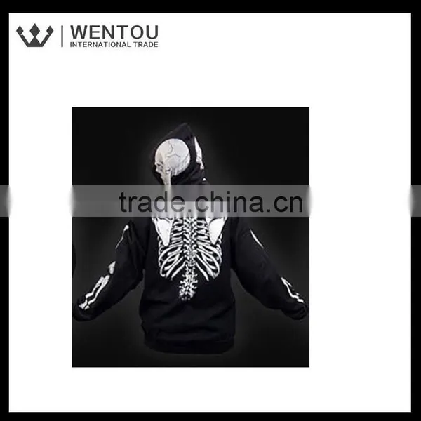 New Design Halloween Christmas Skull Pullover Hoodie photo-4