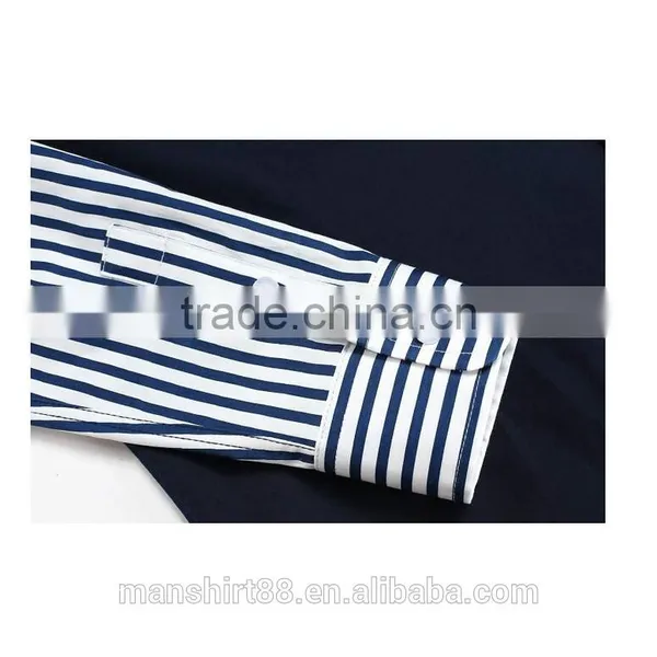 Men's Casual T-shirts Slim Fit Camisa Dress Shirts photo-5