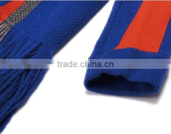 China Oem Fashion Women Strip Loose Pullover Long Sweaters Girl With Tassels photo-5