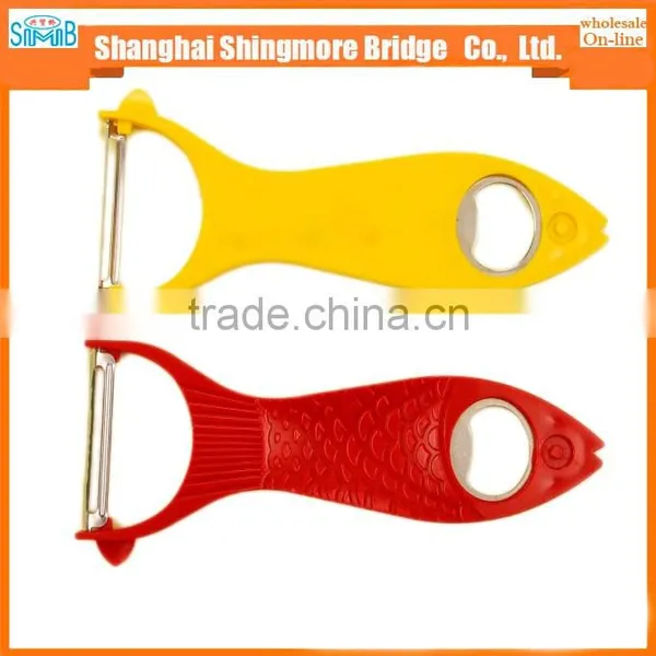 China Hot Sales Stainless Steel Fruit Peeler and Bottle Opener in Low Price photo-4