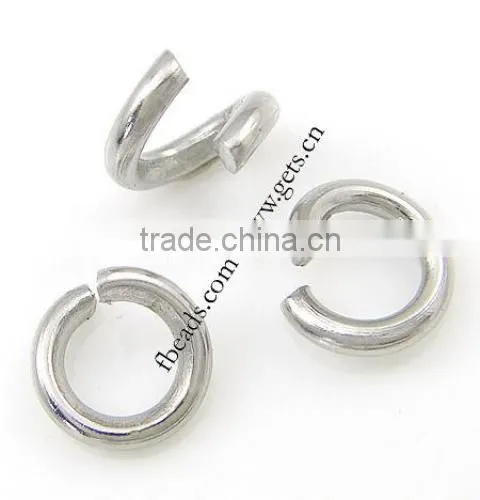 New 8mm Jewelry Findings Stainless Steel Open Jump Rings for Jewerly