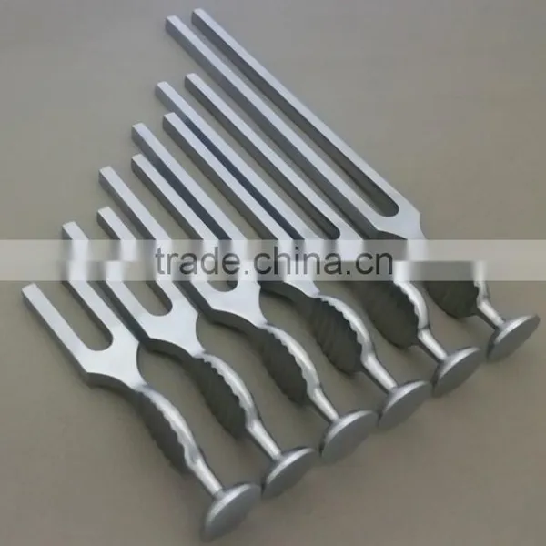 Gardiner Brown Tuning Fork (with Base) Set of 6 Podiatry Instruments Stainless Steel