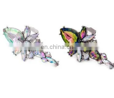 Vintage Bohemia Large Crystal Stone Big Ring Colorful Russian Indian Ring Women Exaggerated Decorate Party Jewelry photo-5