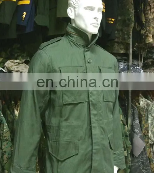 Customized Olive Green Camo Tactical M65 Field Jacket for Army for Men photo-3