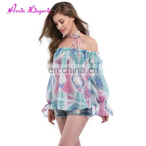 Wholesale Summer Floral Off Shoulder One Size Ladies Beach Dress photo-2