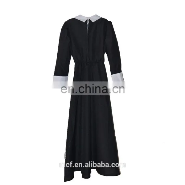 MCH-2369 Wholesale Halloween Costume Anime Cosplay Costume Waitress Uniform Lady Black Sexy Skirt Lolita Maid Dress Fancy Dress photo-2