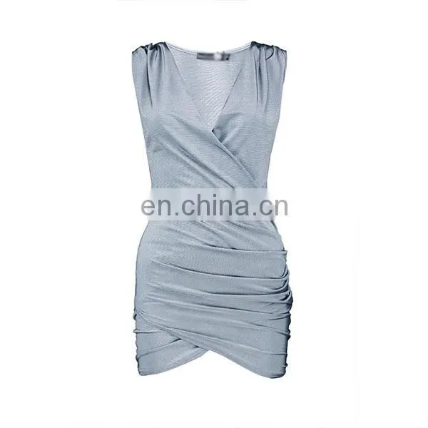Hot!Sexy Summer Dress Deep V-neck Bodycon Designer One Piece Party Dress photo-6