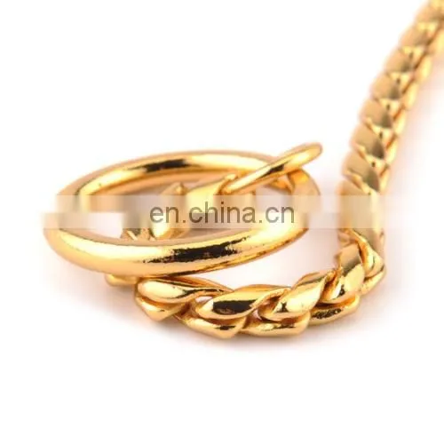 Dropshipping Beautiful Pet Collars Pet Neck Strap Dog Neckband Snake Chain Dog Chain Solid Metal Chain Dog Collar photo-3