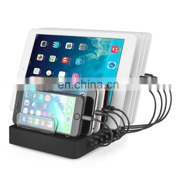 Factory Multi-function Watch Charge Holder Station Restaurant Cell Phone Tablet Charging Station Organizer photo-2