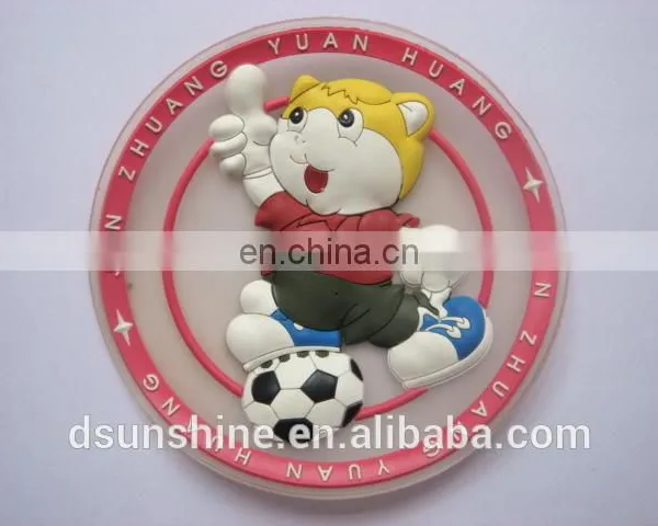 Soft PVC Fashion Cup Mat / Pvc Coaster photo-3