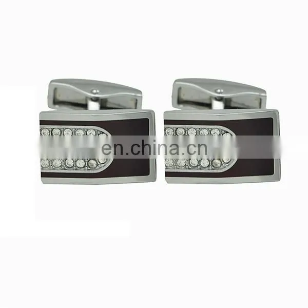 Wholesale Hardware Jewelry Crystal Cufflink photo-3