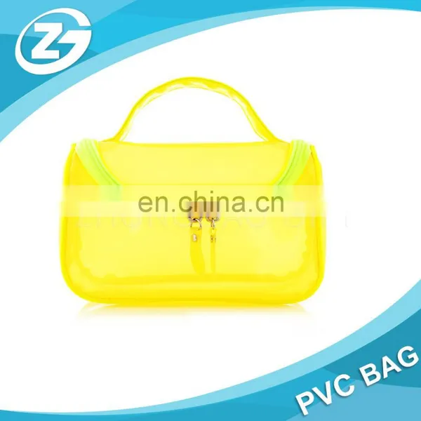 New Design Custom Logo Promotional Transparent Handle Multifunction PVC Zip Lock Beach Packing Bag photo-2